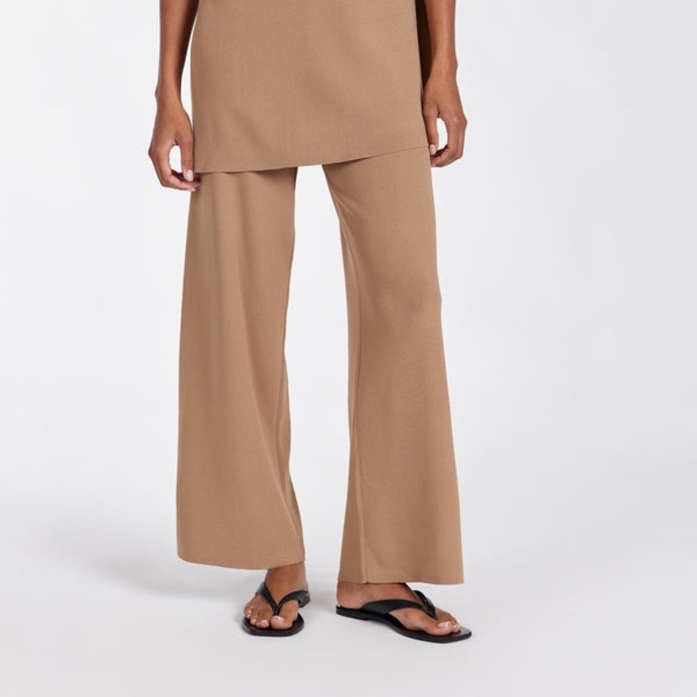NWT Dish Mable Tan Knit Pant size Small